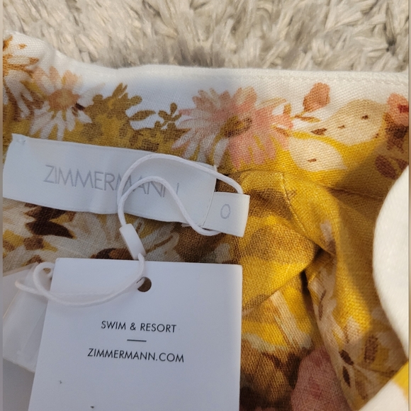 Zimmermann Pattie Linen Minidress - Picture 9 of 13